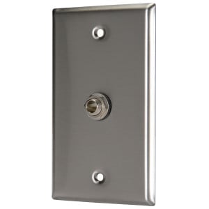 Main product image for Pro Co WP1017 (1) 1/4" TRS Jack Wallplate Sin 248-126